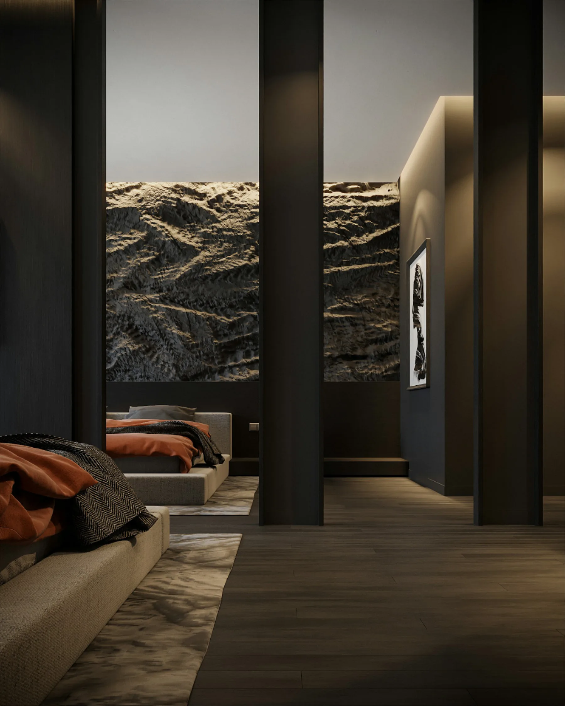 Contemporary living space